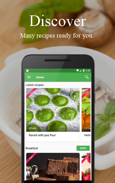 Vegetarian and vegan recipes Screenshot1