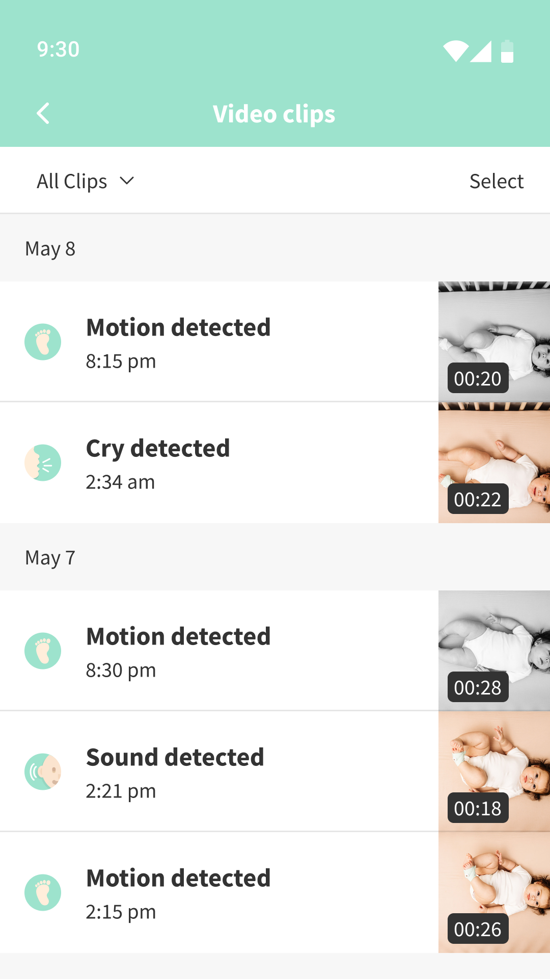 Owlet Care Screenshot3