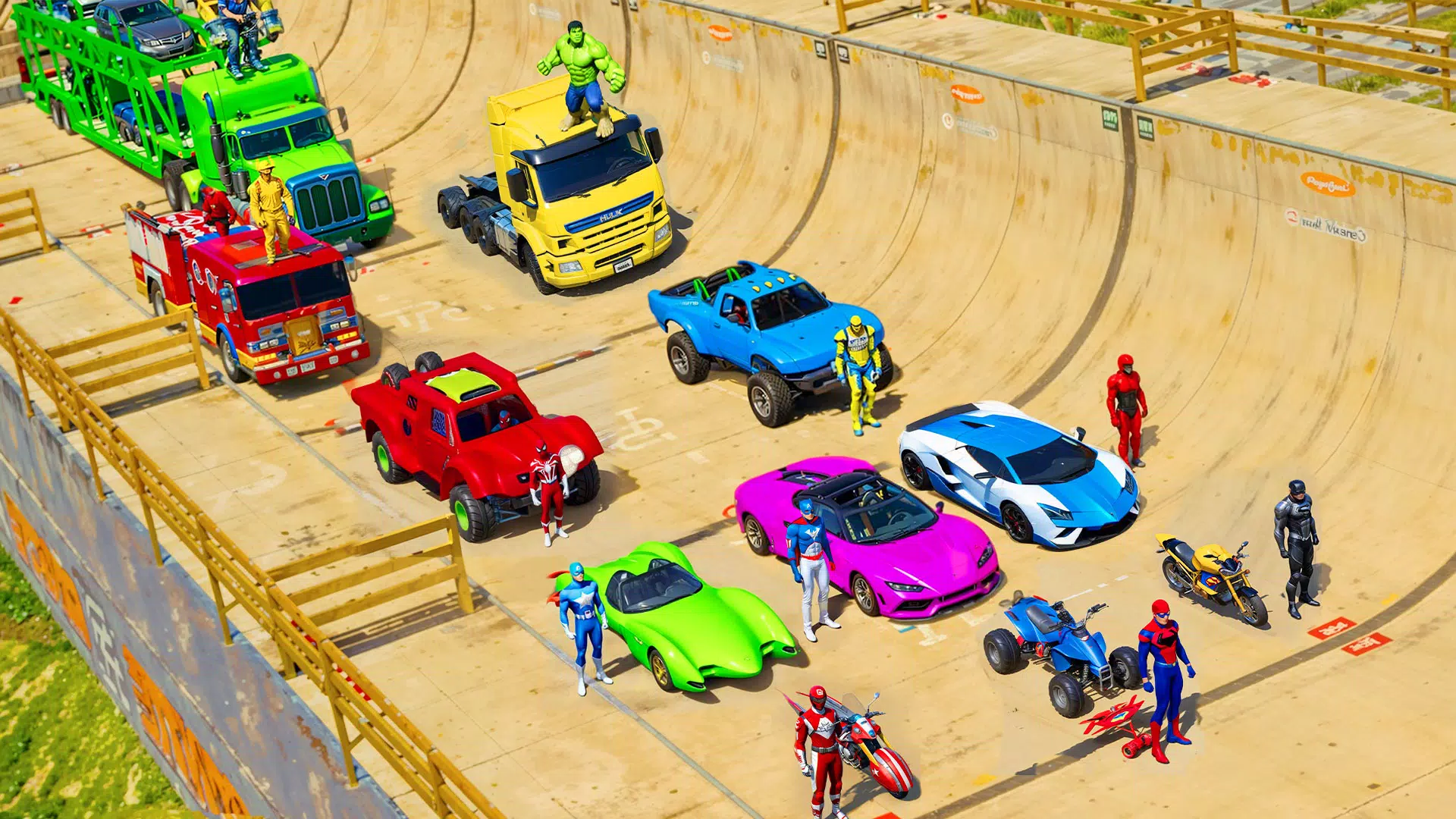 Mega Ramp Car Racing Screenshot8