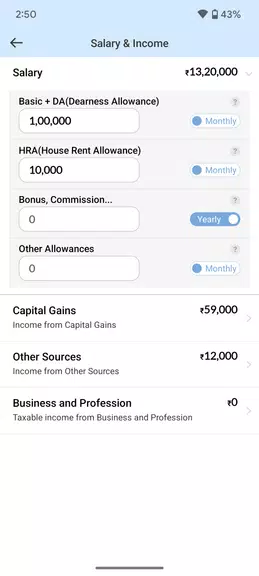 Tax Calculator India 2025-2026 Screenshot4