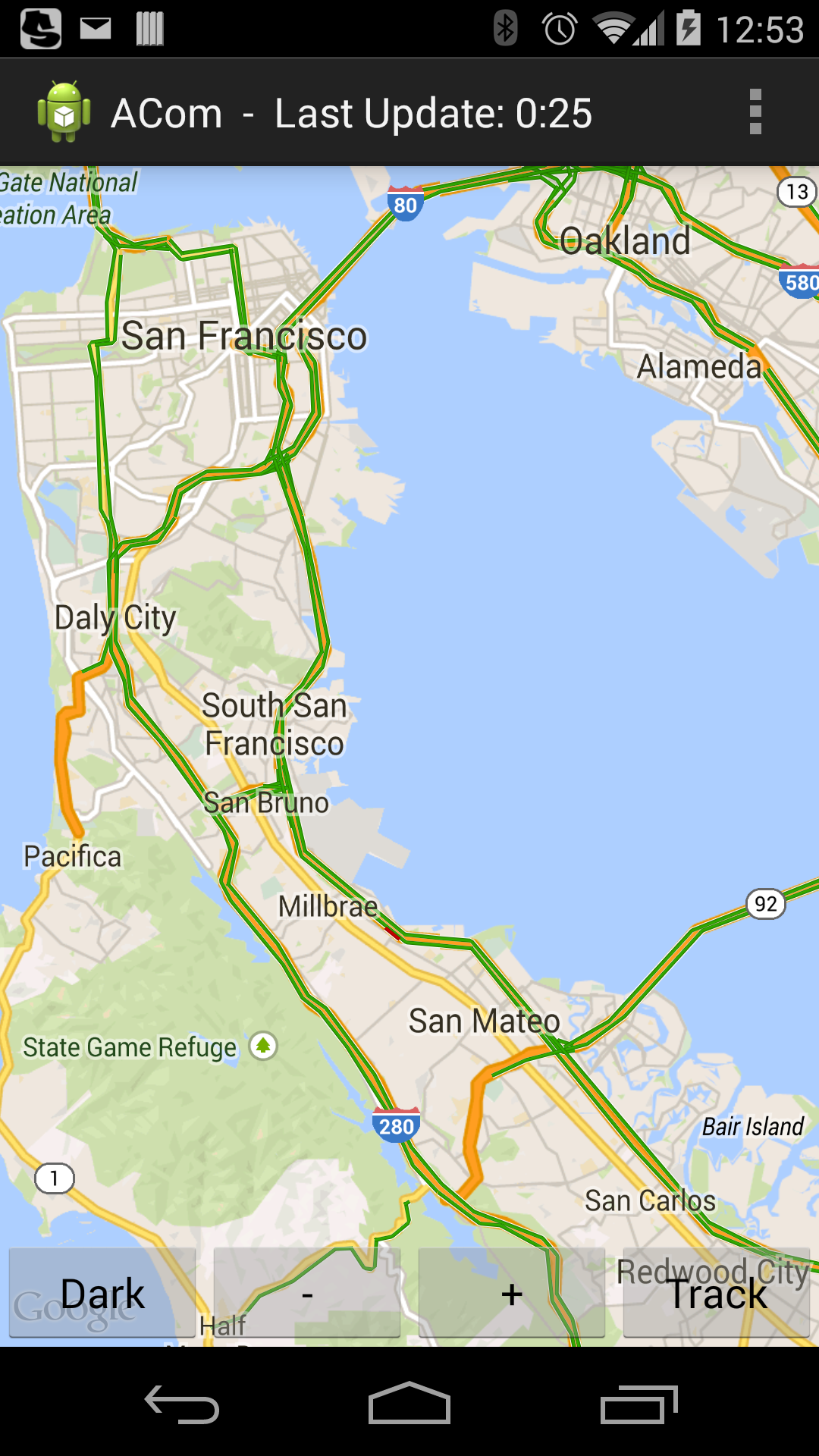 Traffic Info and Traffic Alert Screenshot1