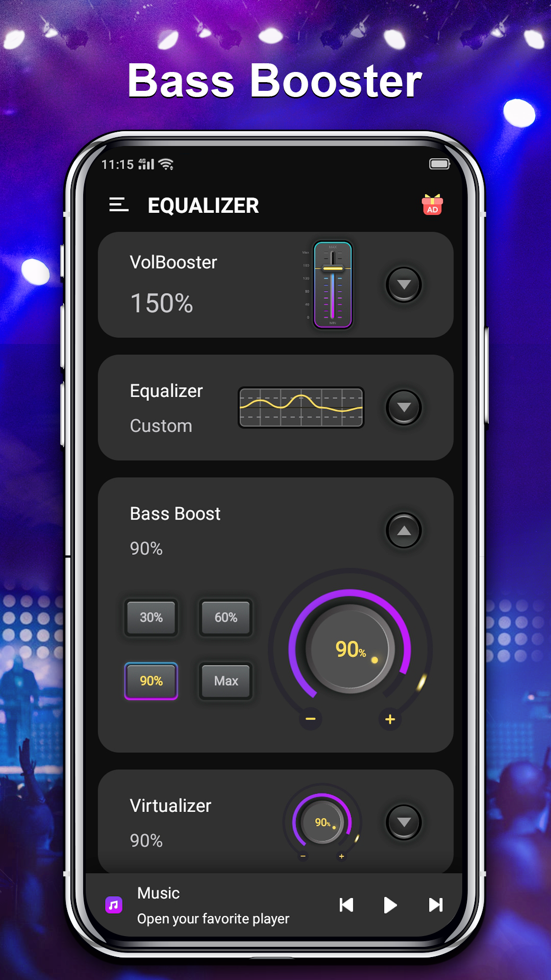 Equalizer & Volume Boost Screenshot3