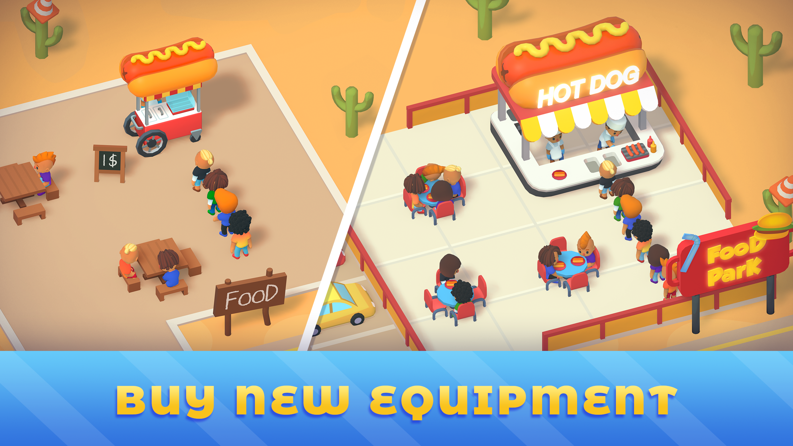 Idle Food Park Tycoon Screenshot2
