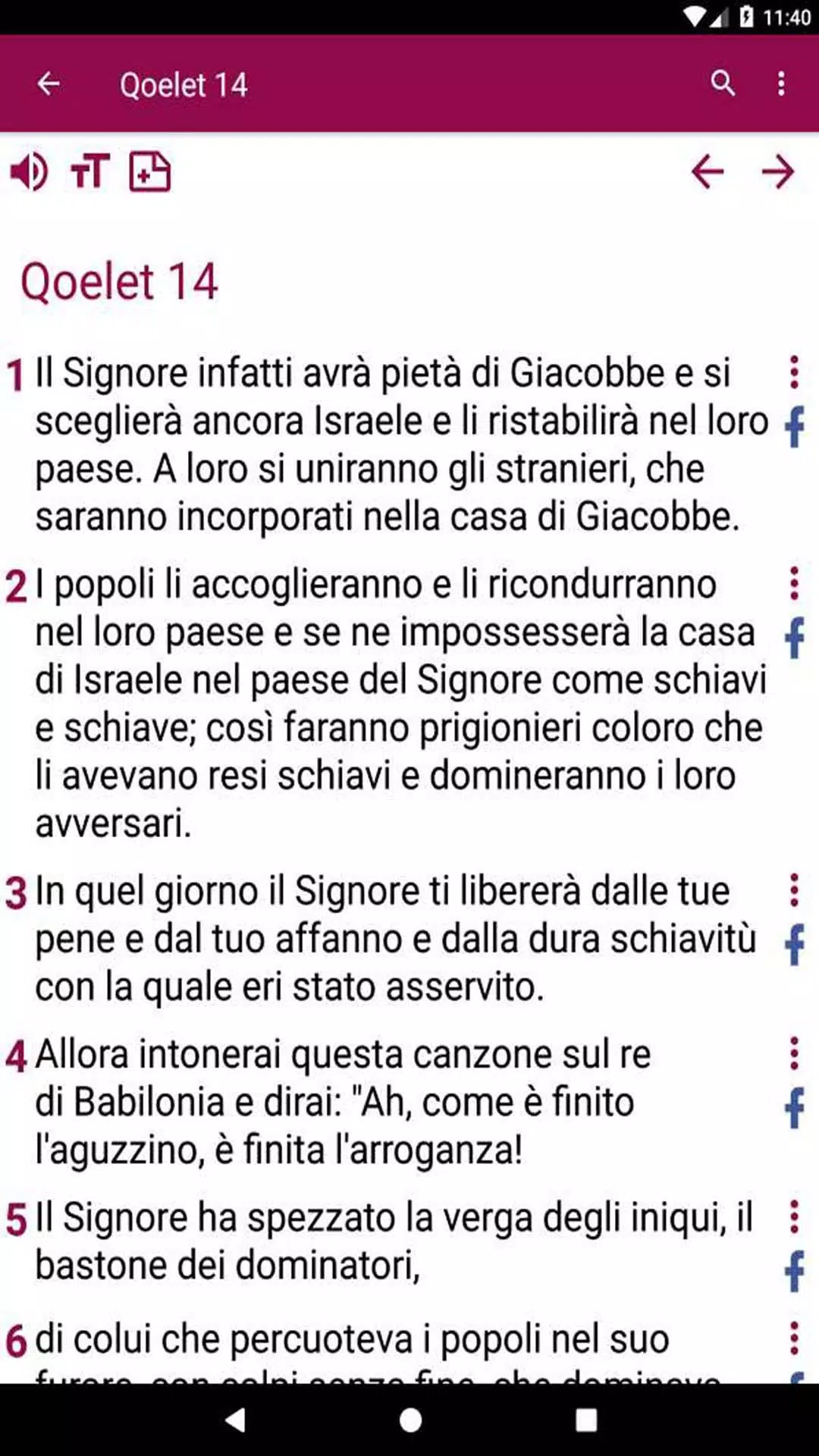 Bible in Italian Screenshot6