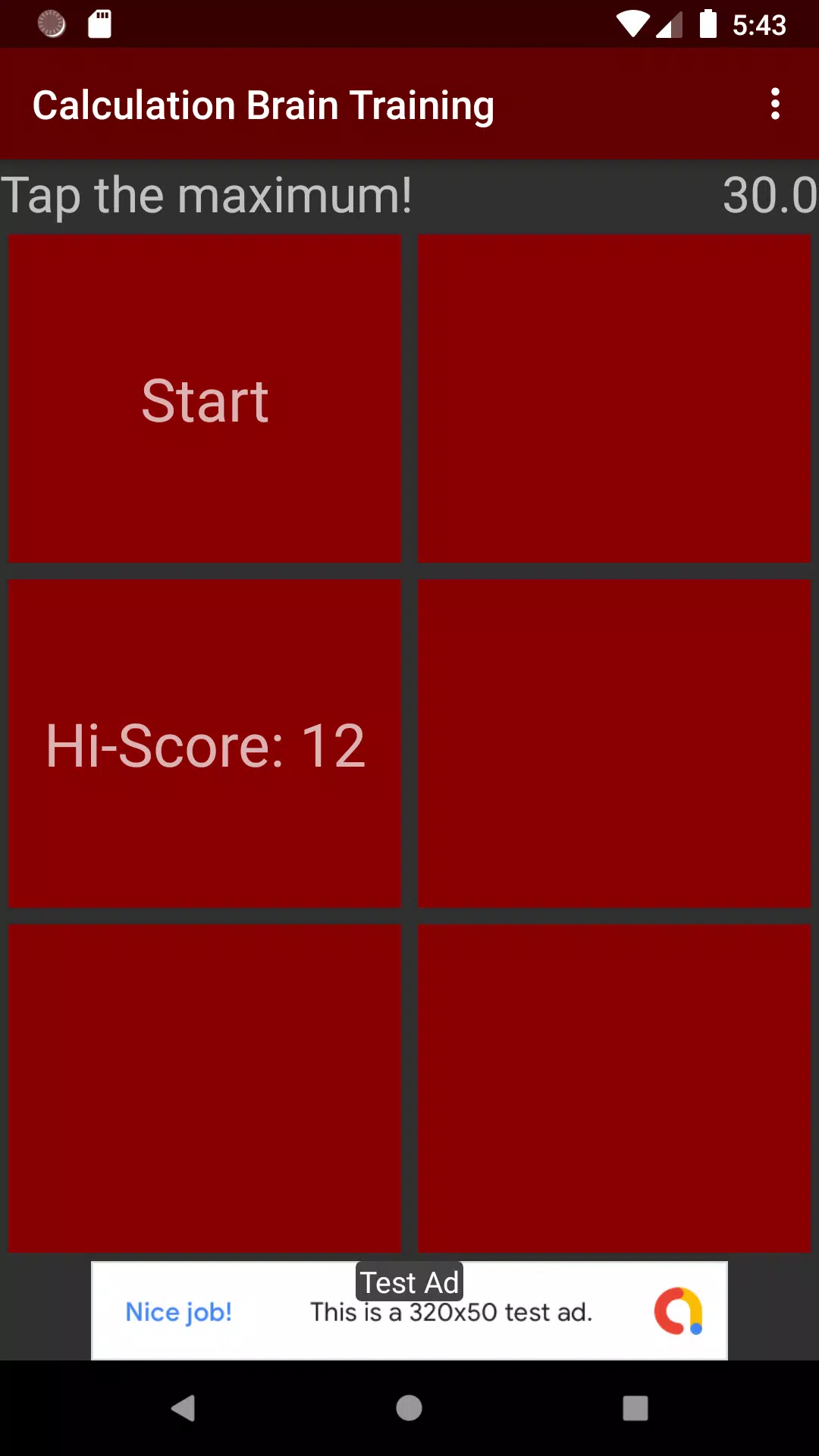 Calculation Brain Training Screenshot1