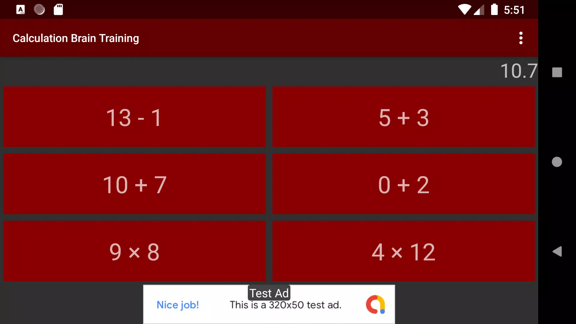 Calculation Brain Training Screenshot7