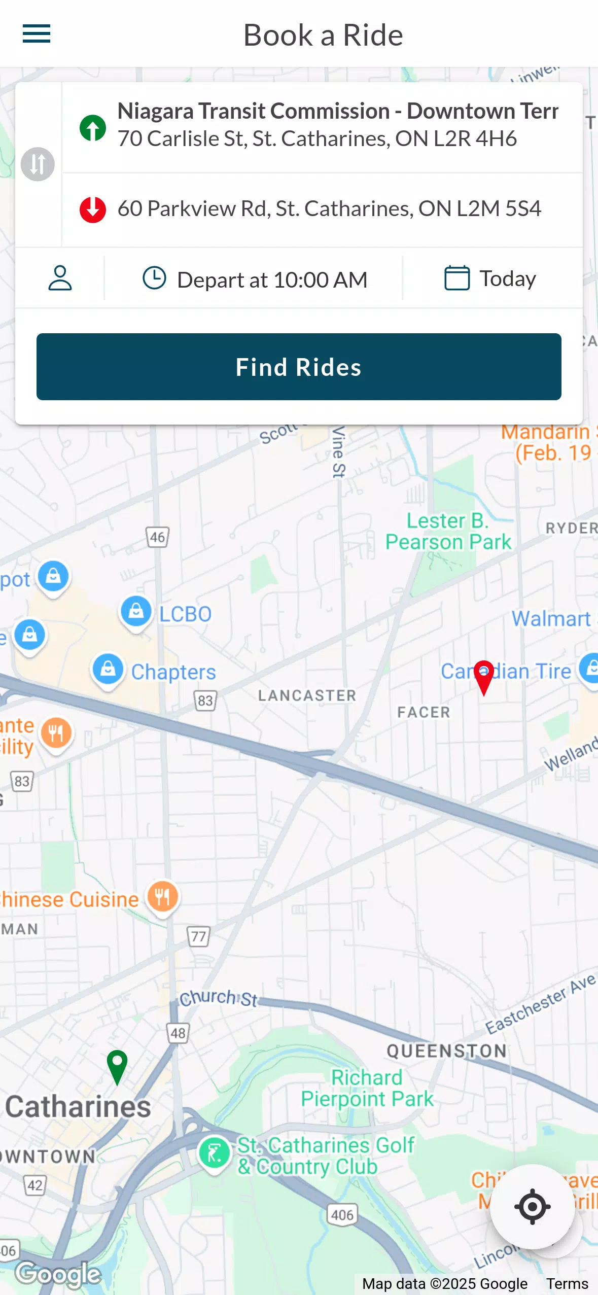 Niagara Transit Plus Screenshot3