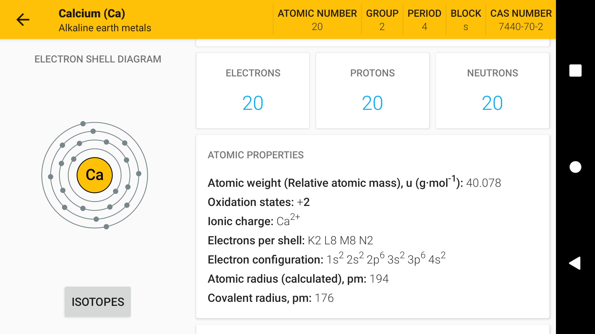 Periodic Table 2025 Screenshot6
