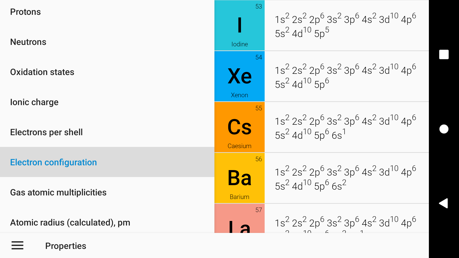 Periodic Table 2025 Screenshot2