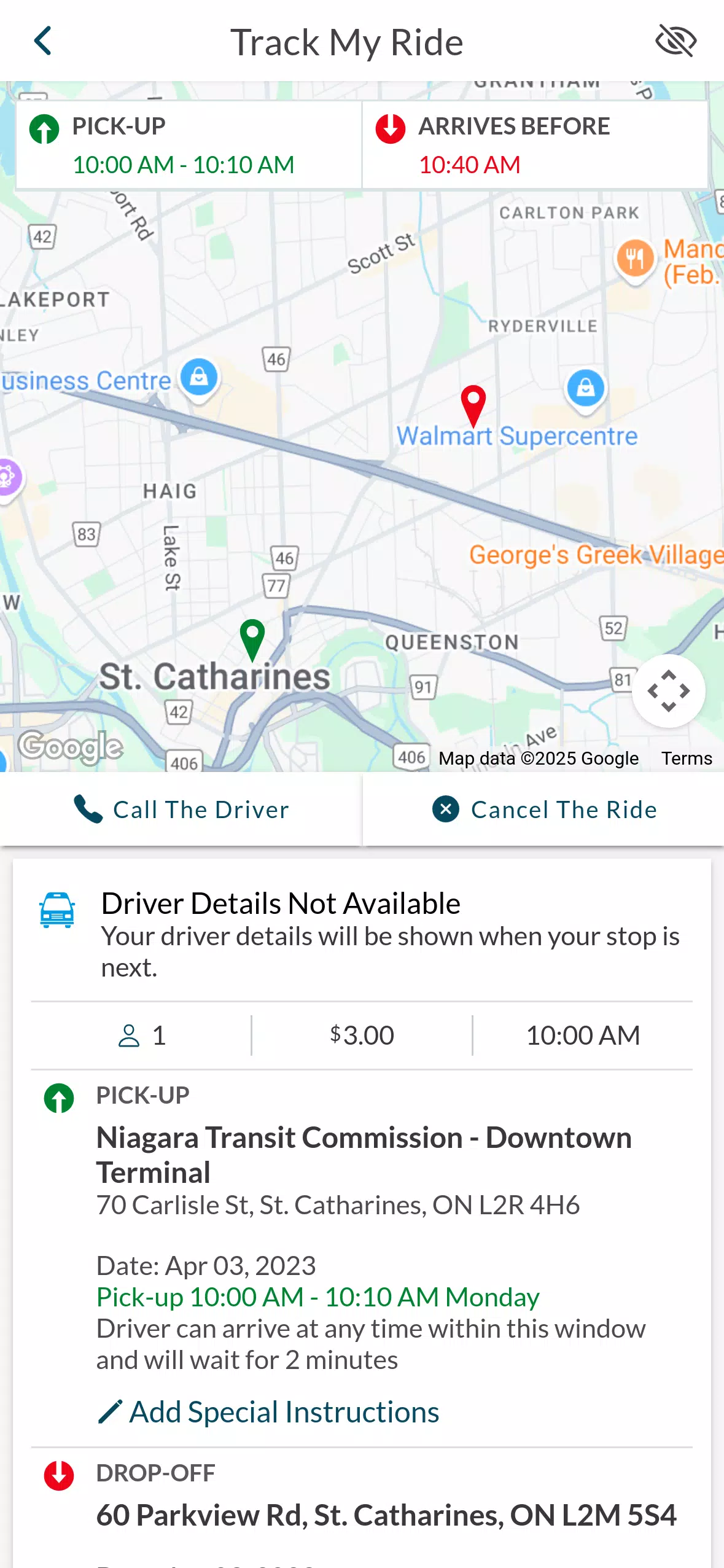 Niagara Transit Plus Screenshot7