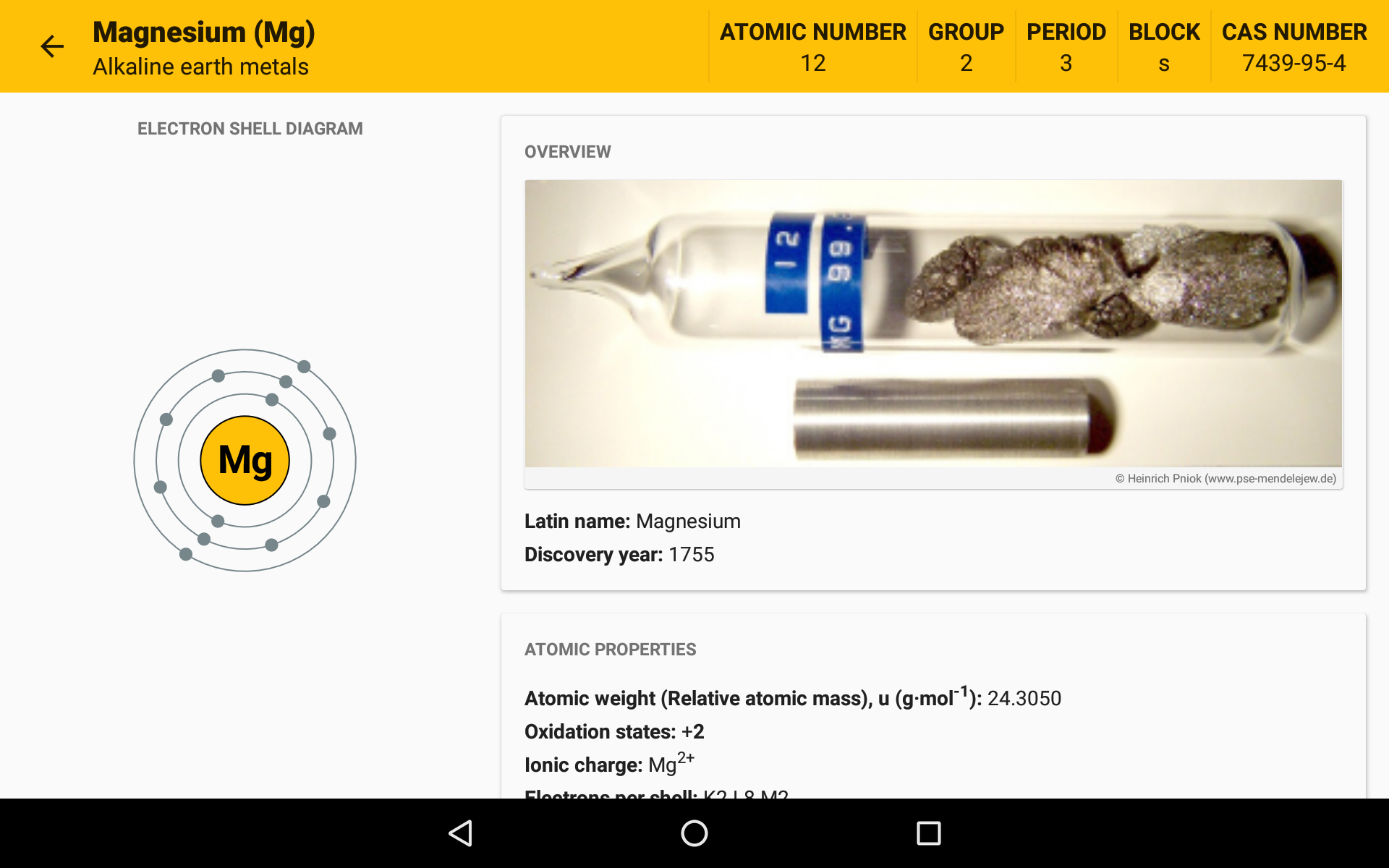 Periodic Table 2025 Screenshot10