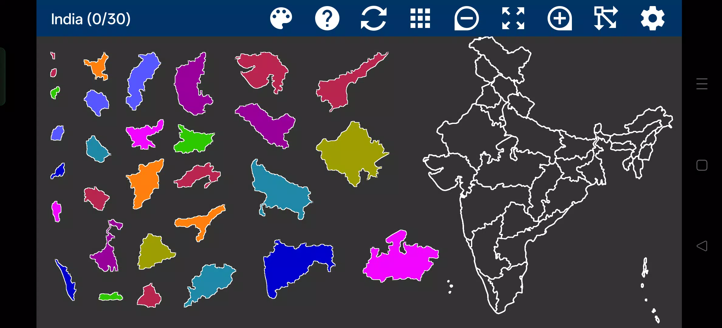 India Map Puzzle Screenshot6