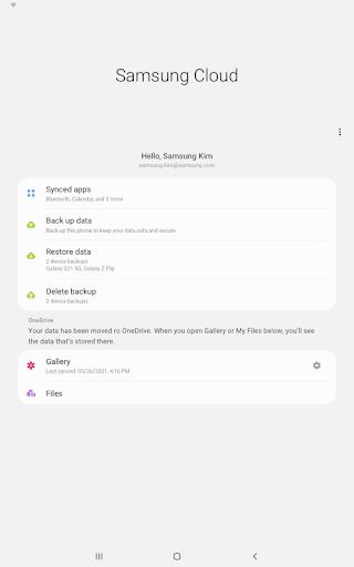 Samsung Cloud for Wear OS Screenshot2