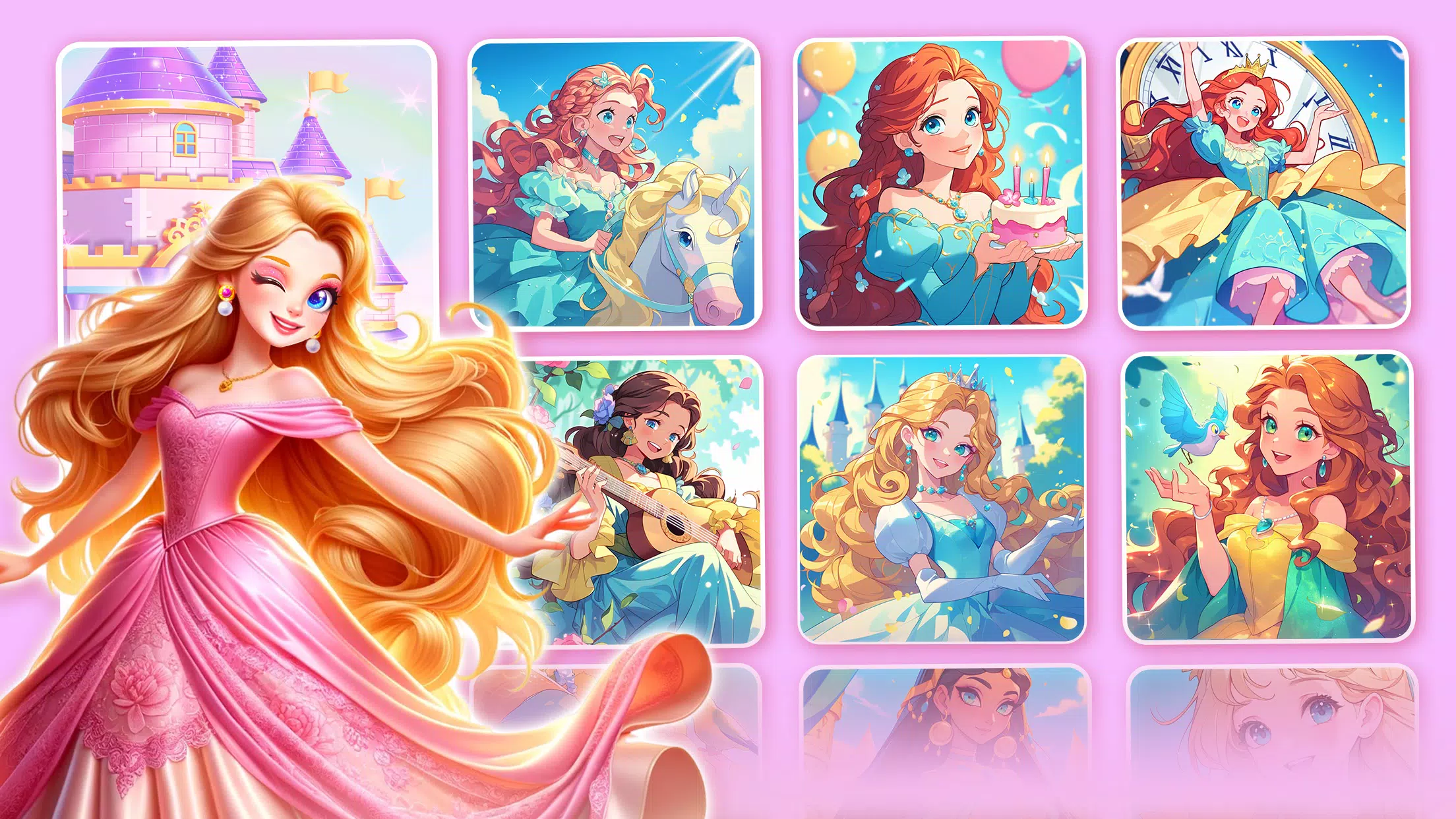 Princess Game Fantasy Coloring Screenshot8