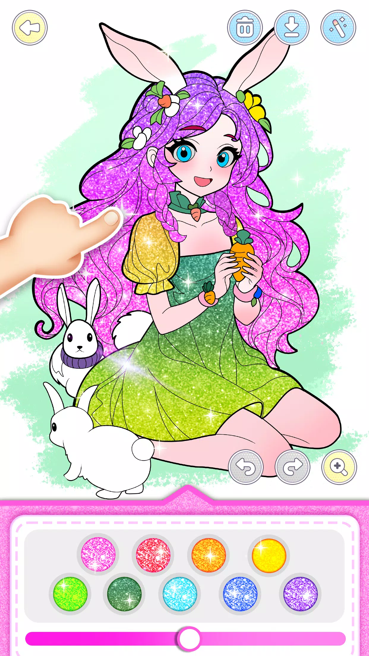 Princess Game Fantasy Coloring Screenshot4