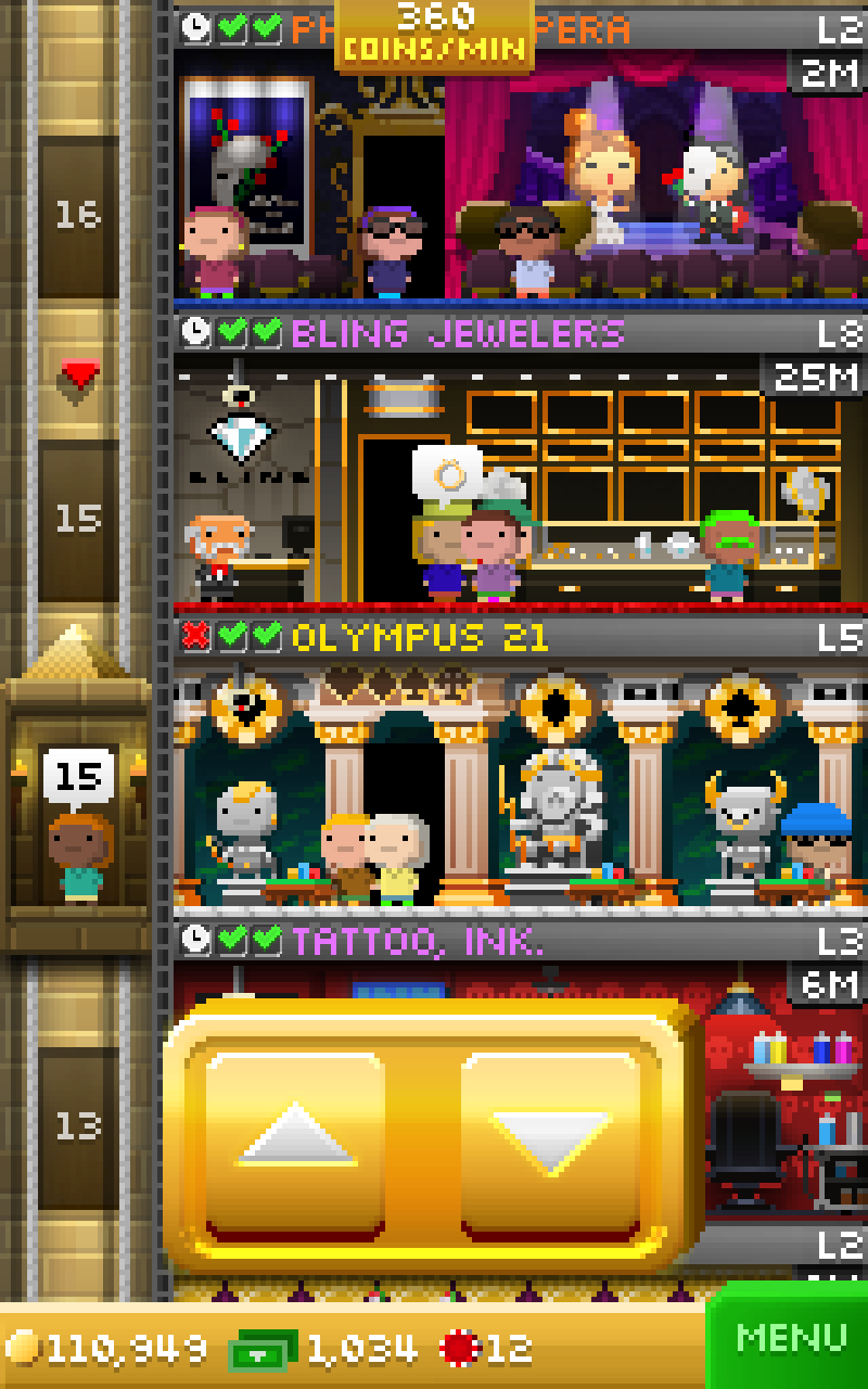Tiny Tower Vegas Screenshot3