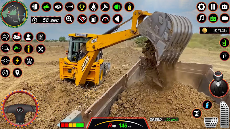 JCB 3Dx Backhoe Loader Driving Screenshot9