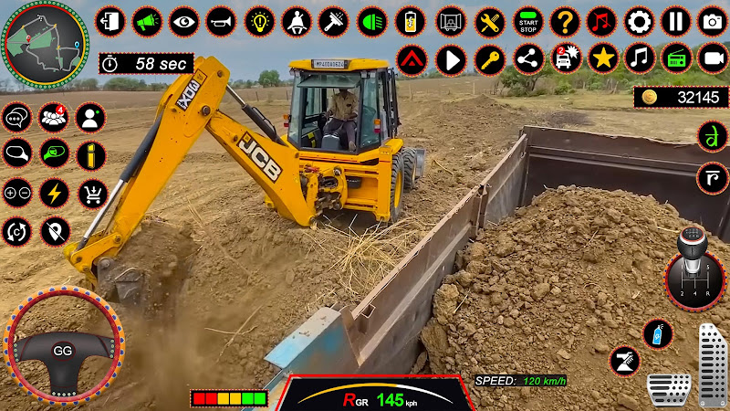 JCB 3Dx Backhoe Loader Driving Screenshot1