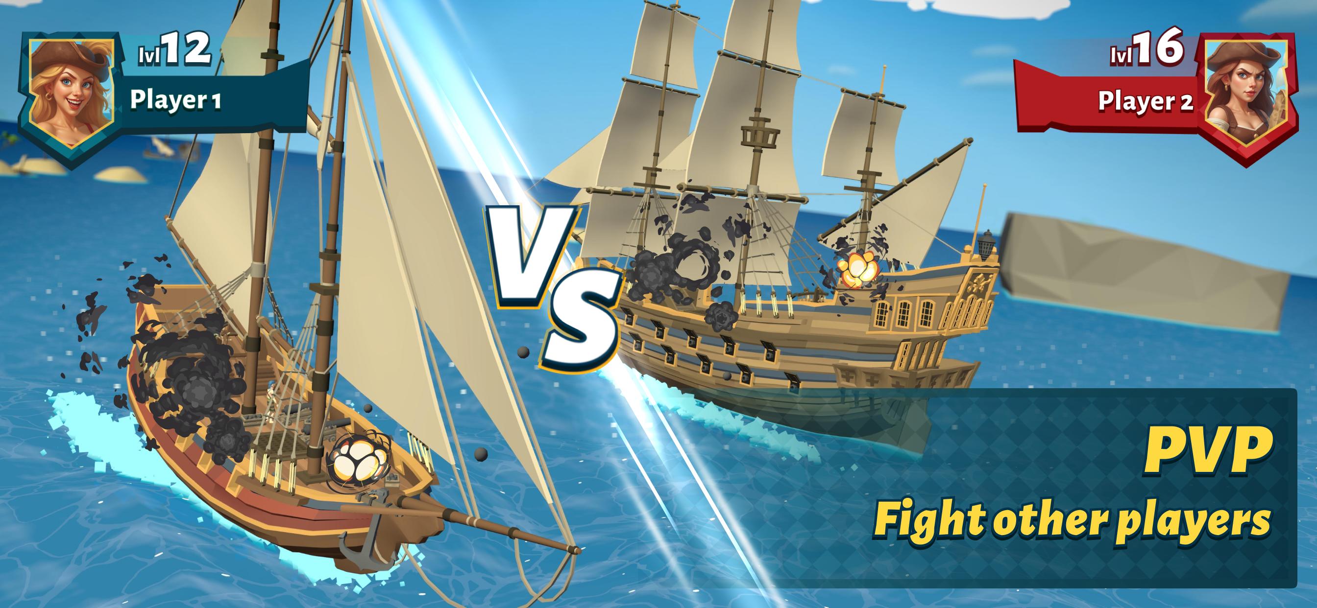 Pirate Legends: Sea Battle Screenshot2