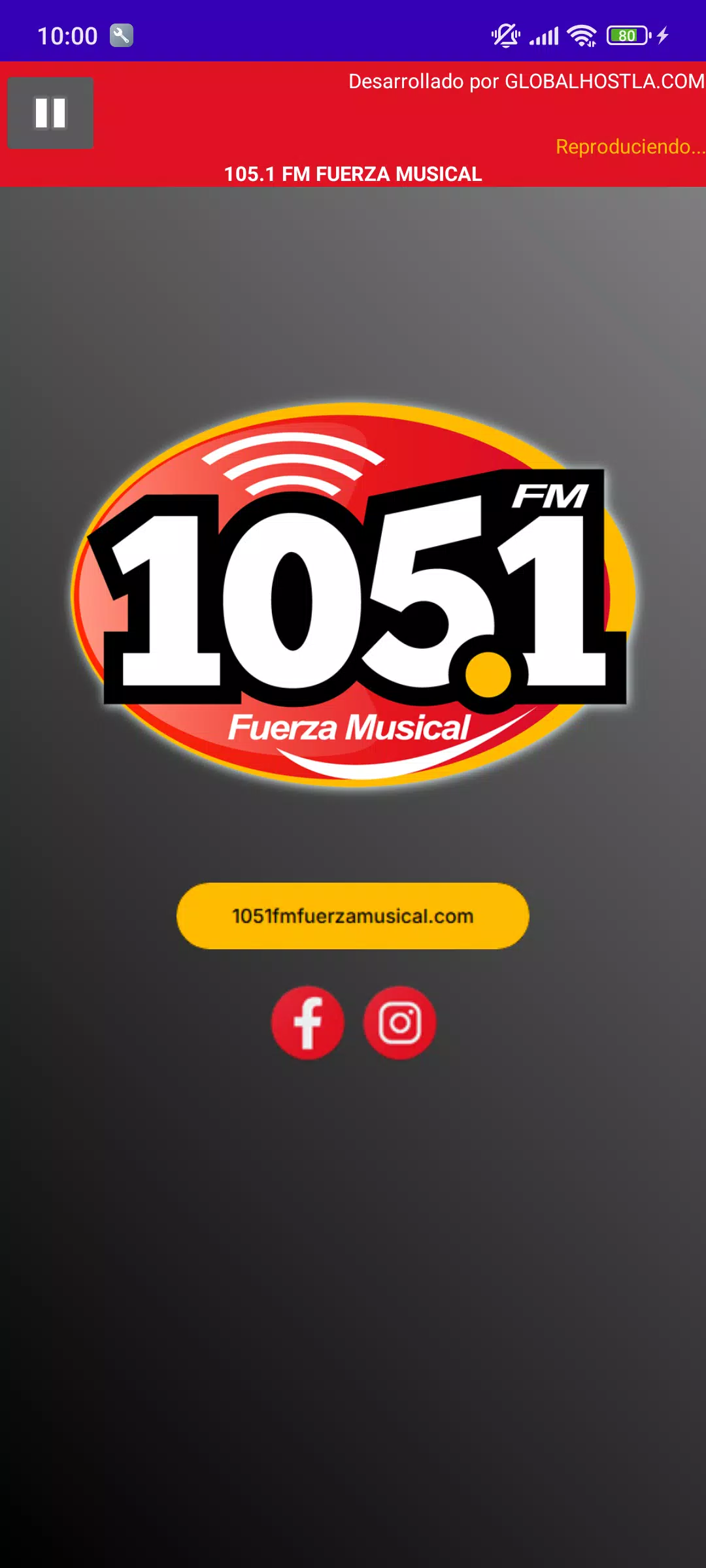 105.1 FM FUERZA MUSICAL Screenshot1