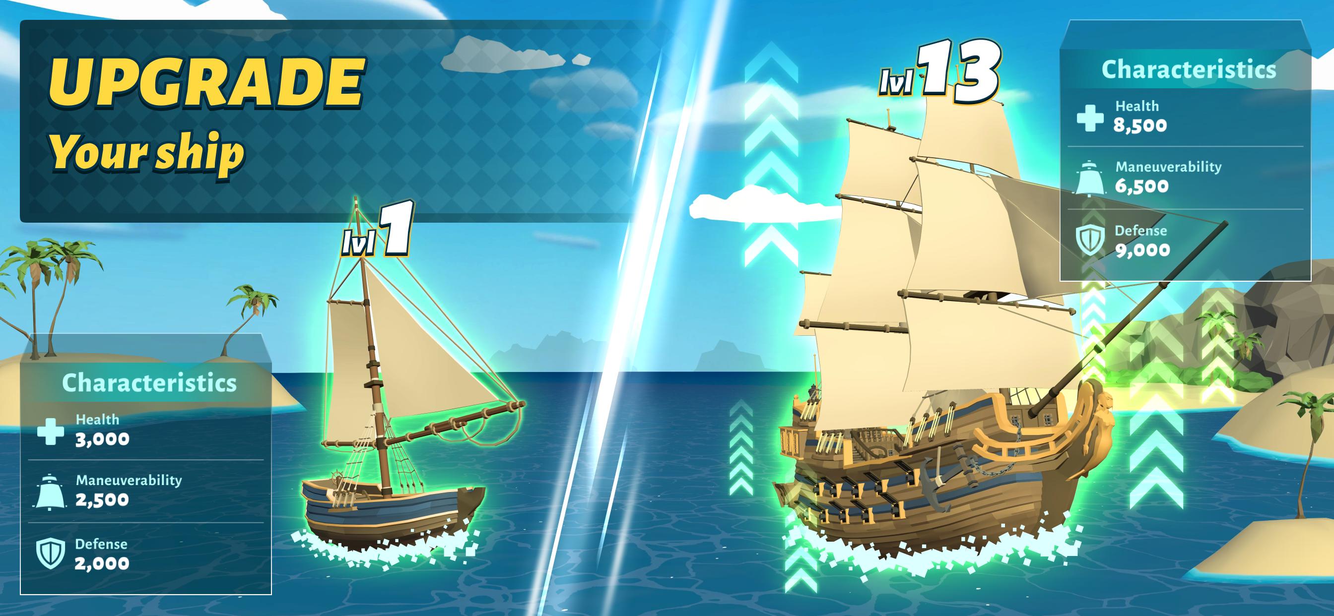 Pirate Legends: Sea Battle Screenshot3