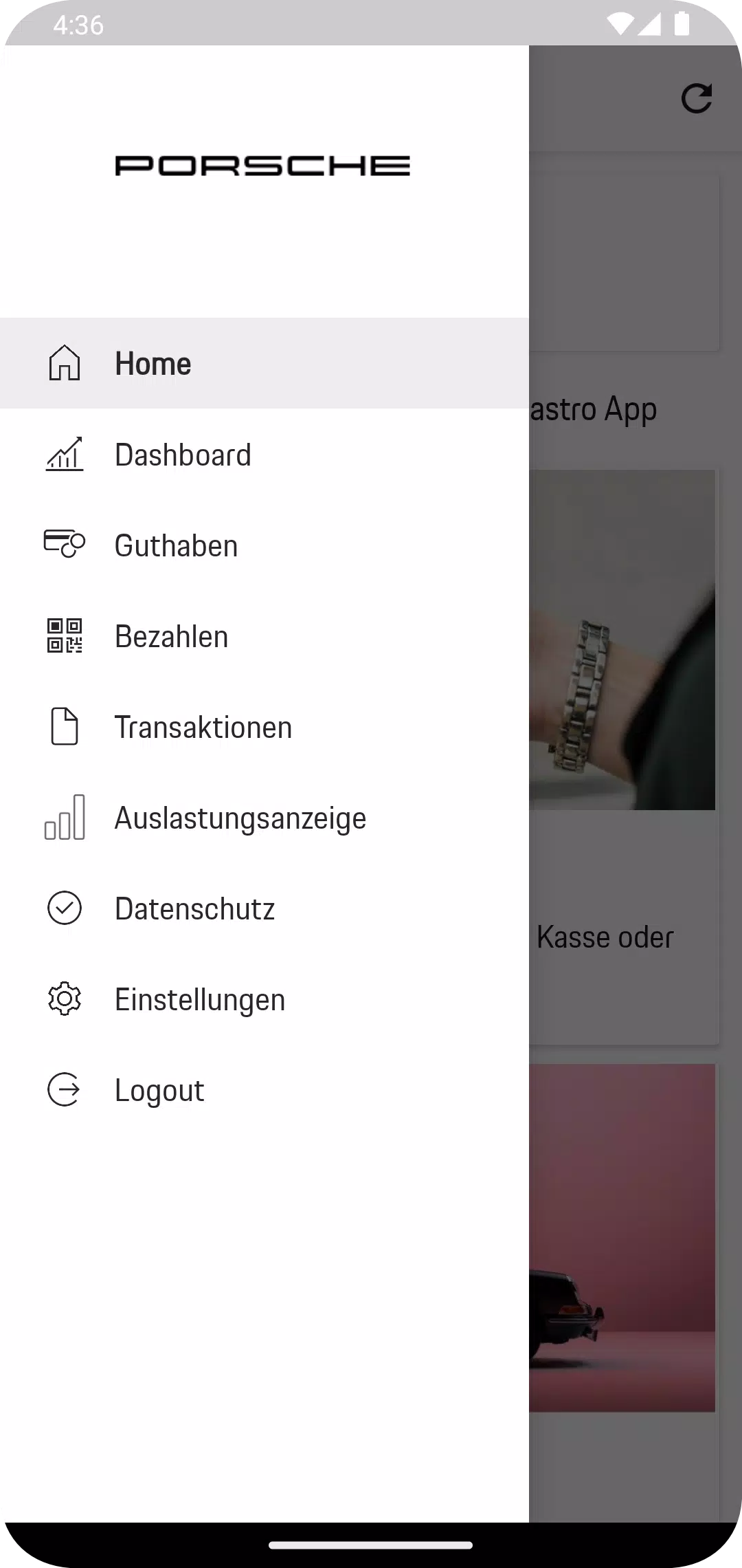 Porsche Gastro Screenshot2