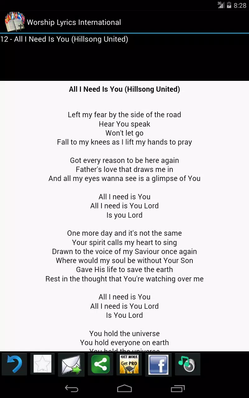 Worship Lyrics International Screenshot3
