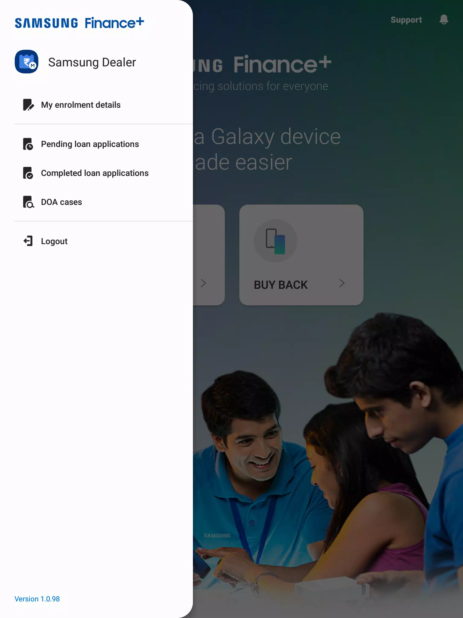 Samsung Finance+ Merchant Screenshot2