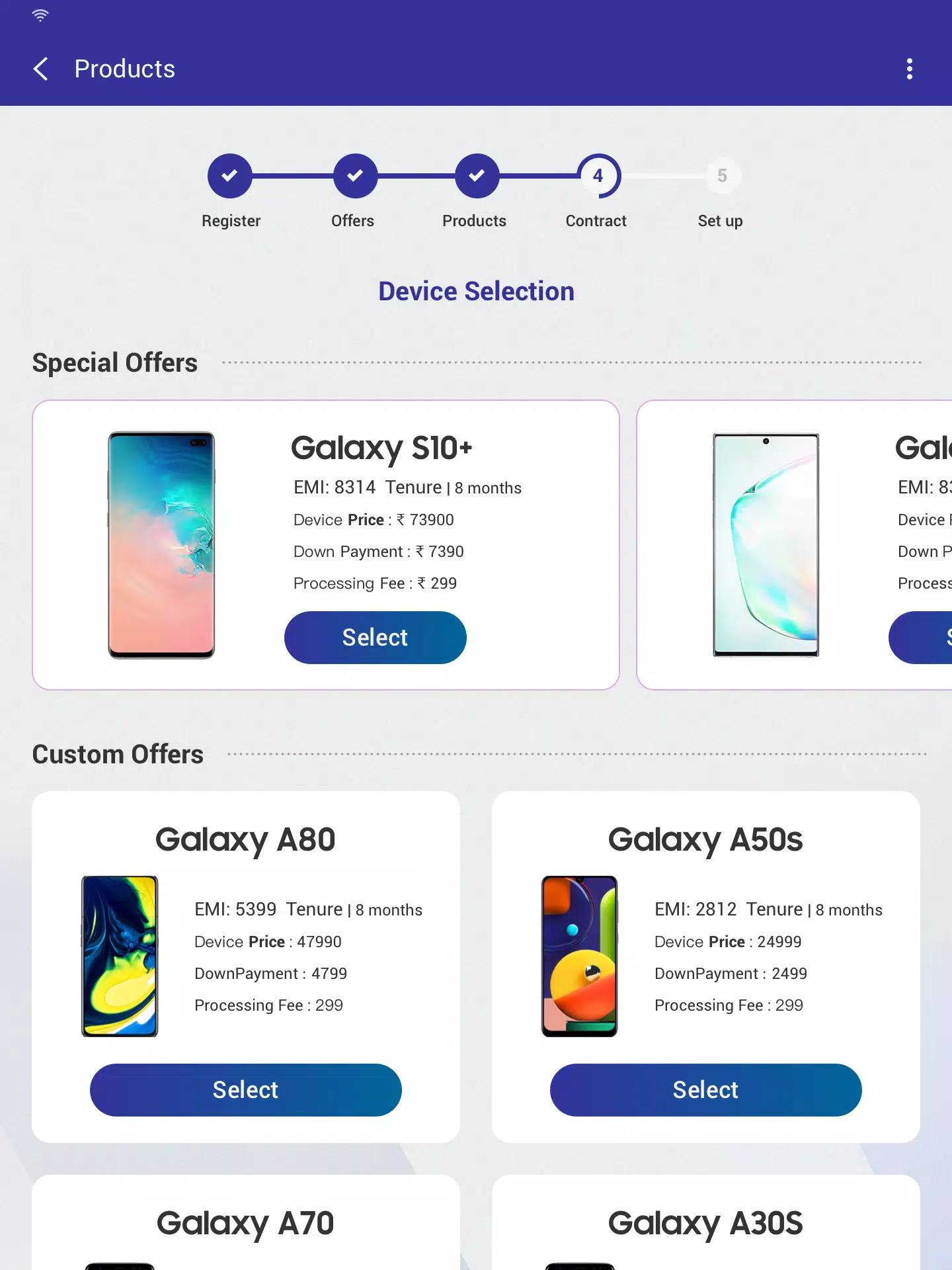 Samsung Finance+ Merchant Screenshot4