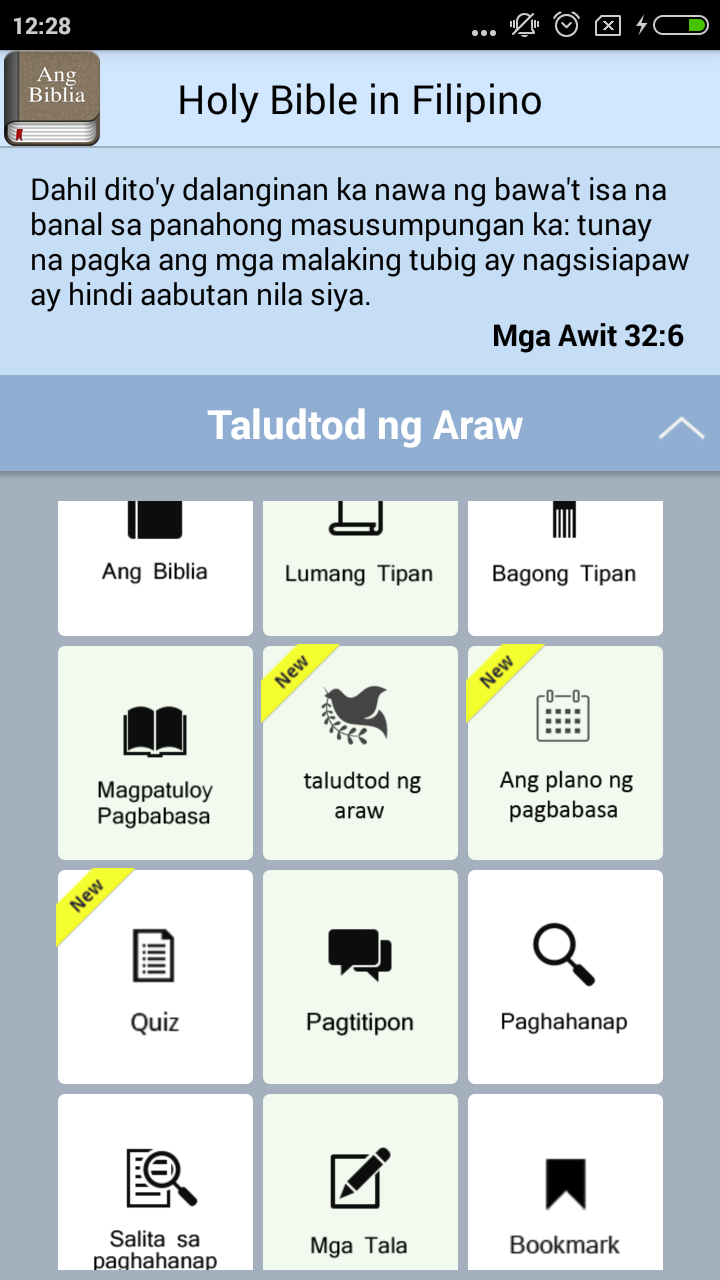 Holy Bible in Filipino Screenshot6