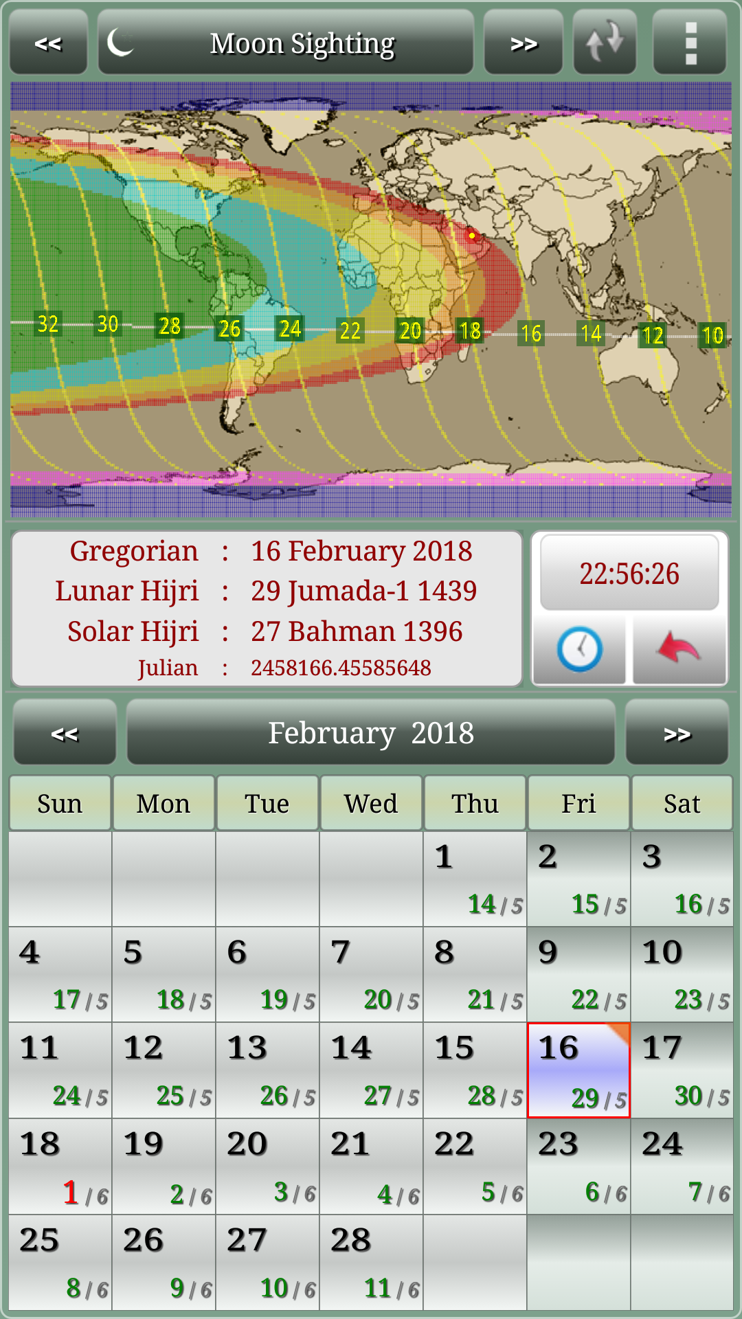 Sun & Moon Calendar Screenshot8