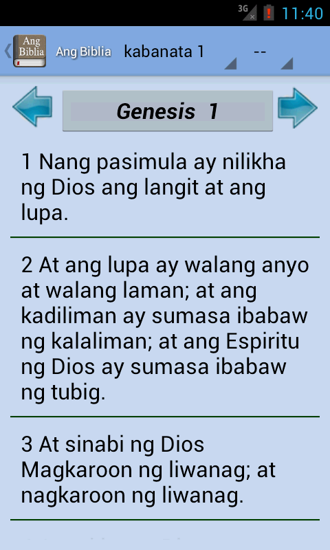 Holy Bible in Filipino Screenshot9
