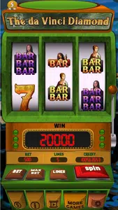 DaVinci Diamonds Slot Screenshot3