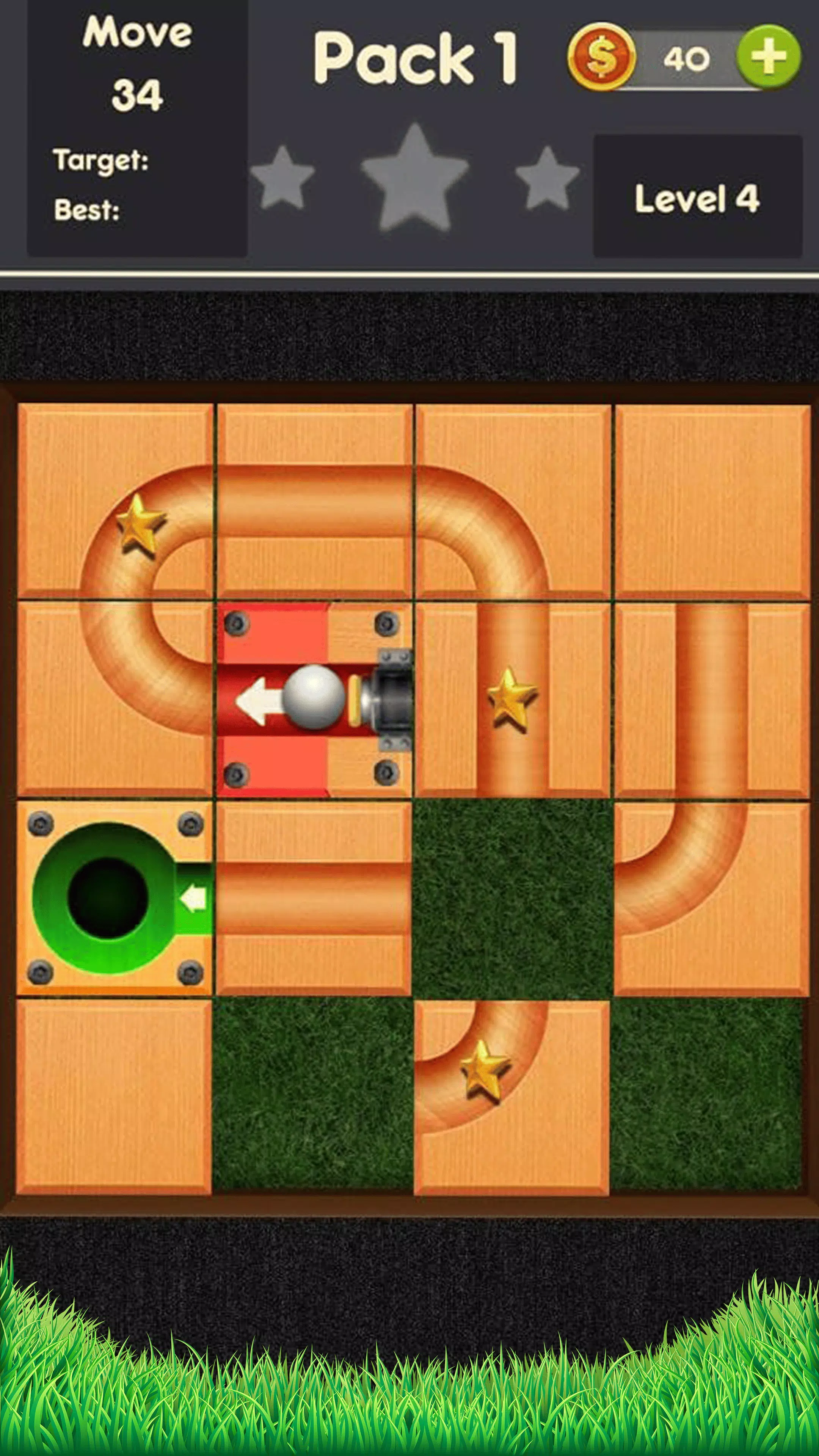 Rolling ball - slide puzzle Screenshot1
