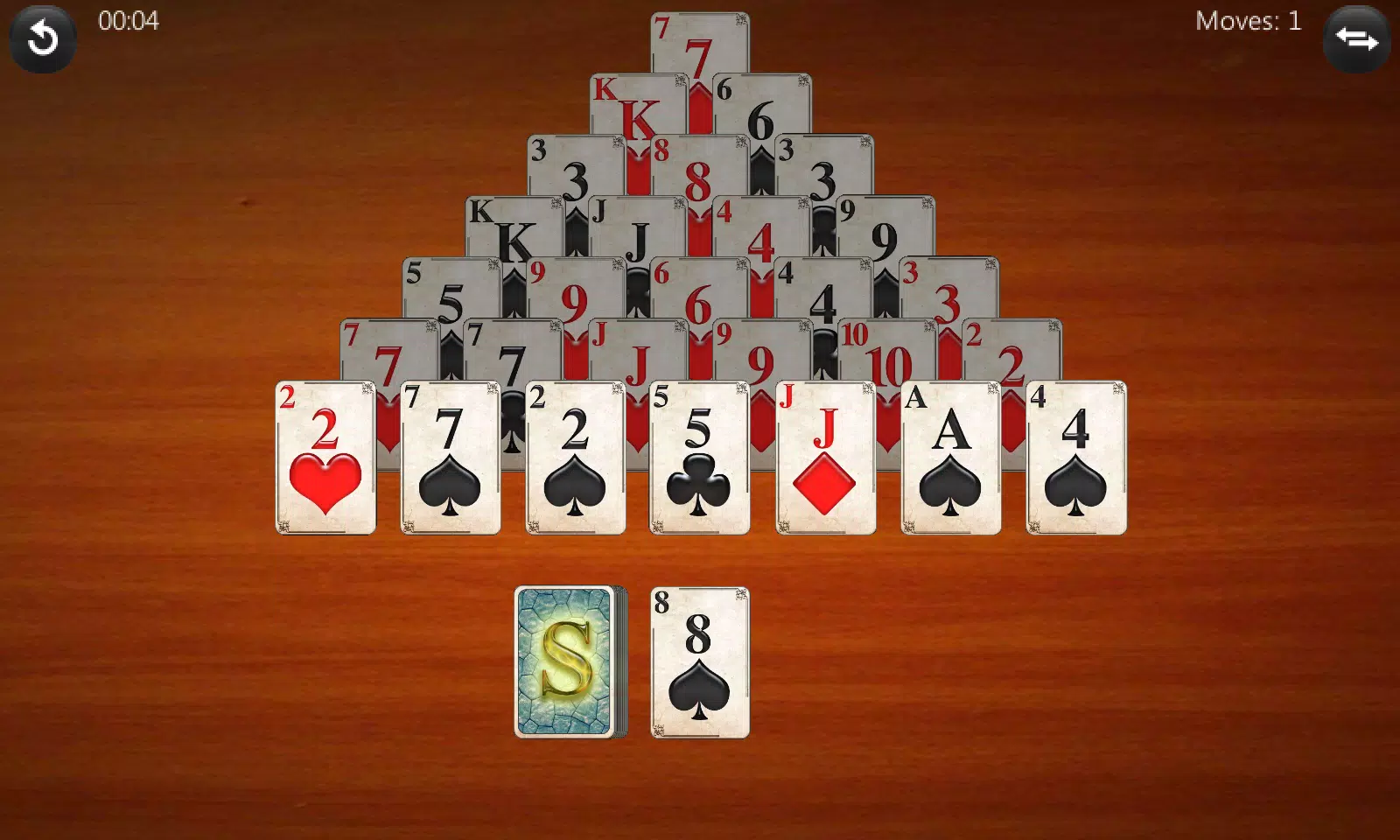 Pyramid Solitaire Screenshot1
