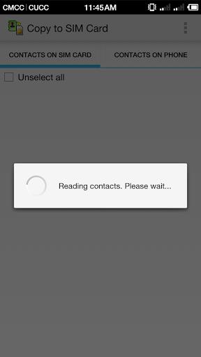 Copy to SIM Card Screenshot15