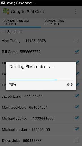Copy to SIM Card Screenshot12