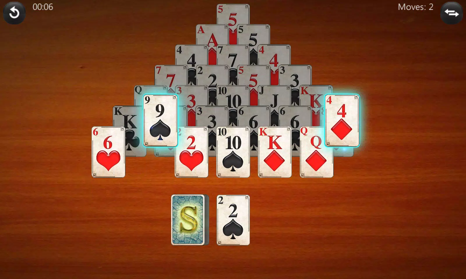 Pyramid Solitaire Screenshot2
