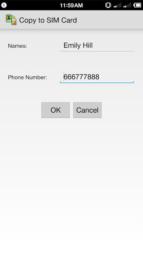 Copy to SIM Card Screenshot19