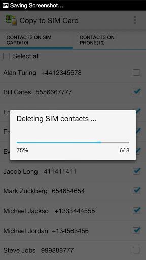 Copy to SIM Card Screenshot17