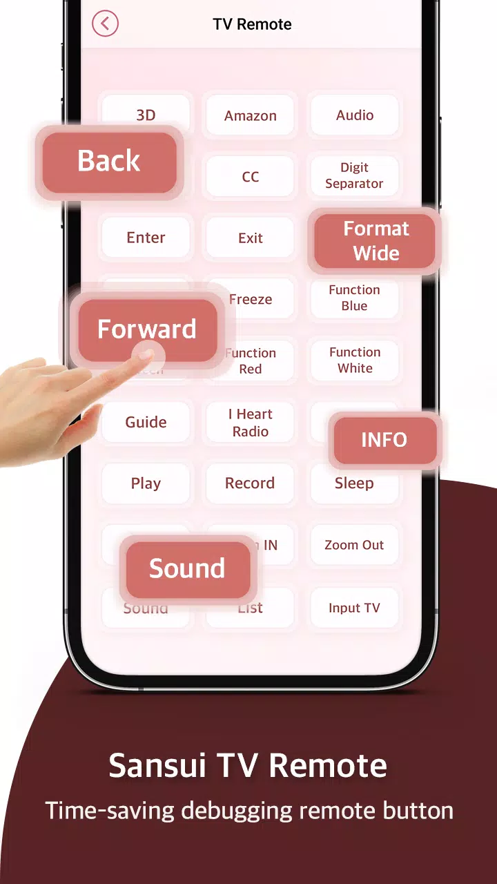Remote for Sansui TV Screenshot3