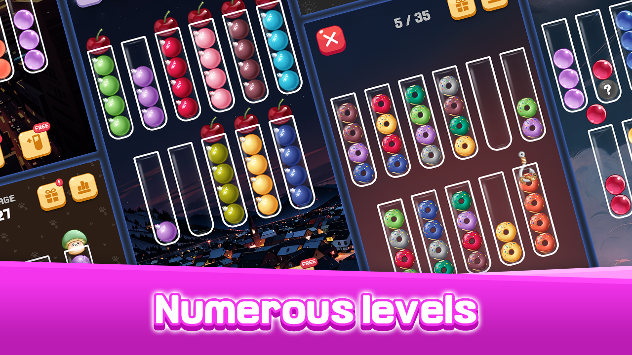 Sorting Ball Quiz Screenshot1