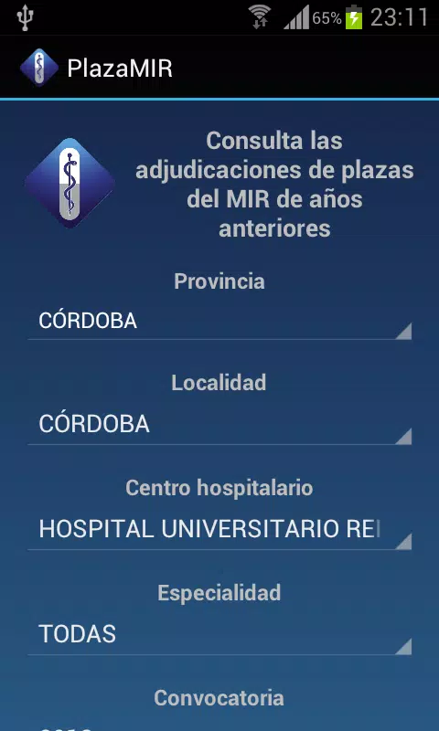 Plaza MIR - Adjudicaciones MIR Screenshot1