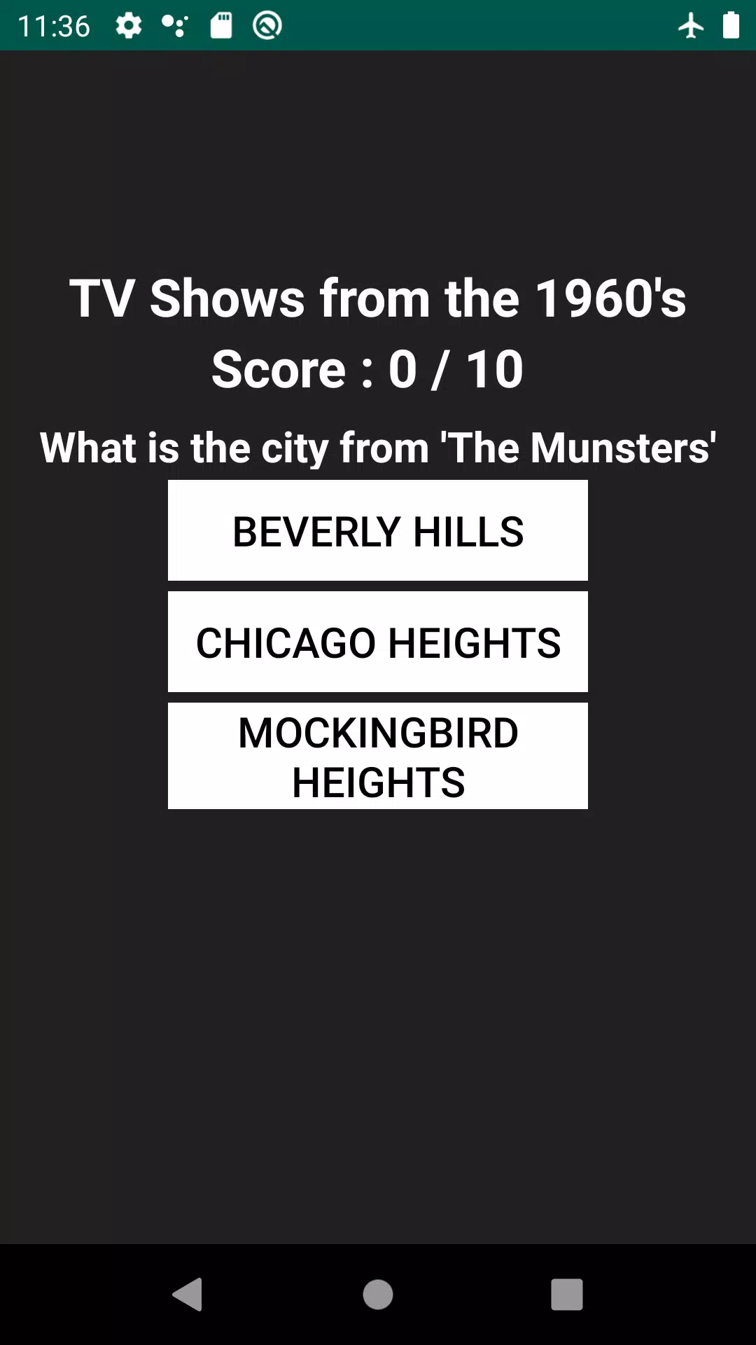 Television Trivia Screenshot5