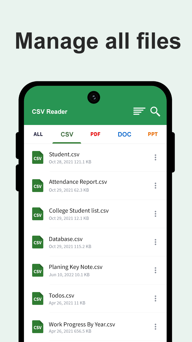 CSV Reader Screenshot4