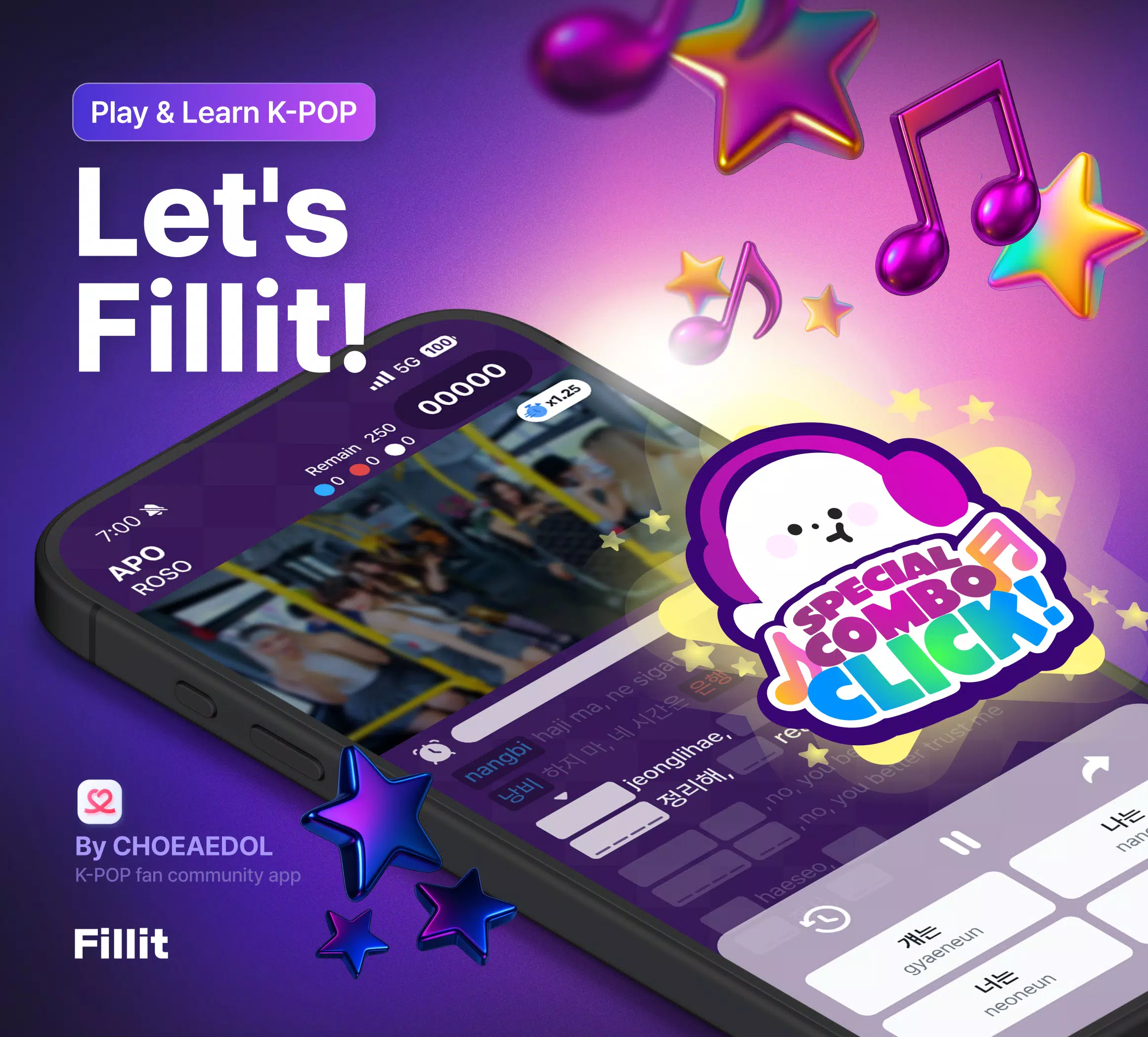FillIt: Learn KOREAN with KPOP Screenshot8