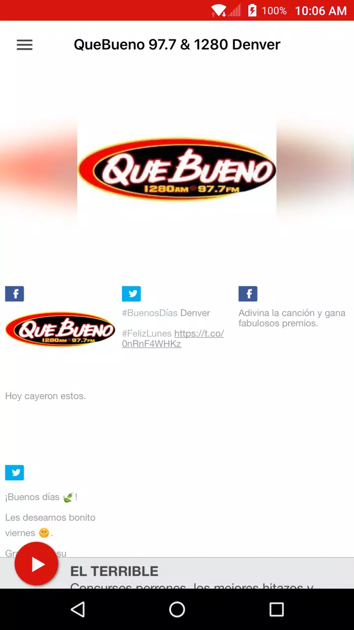 QueBueno 97.7 & 1280 Denver Screenshot1