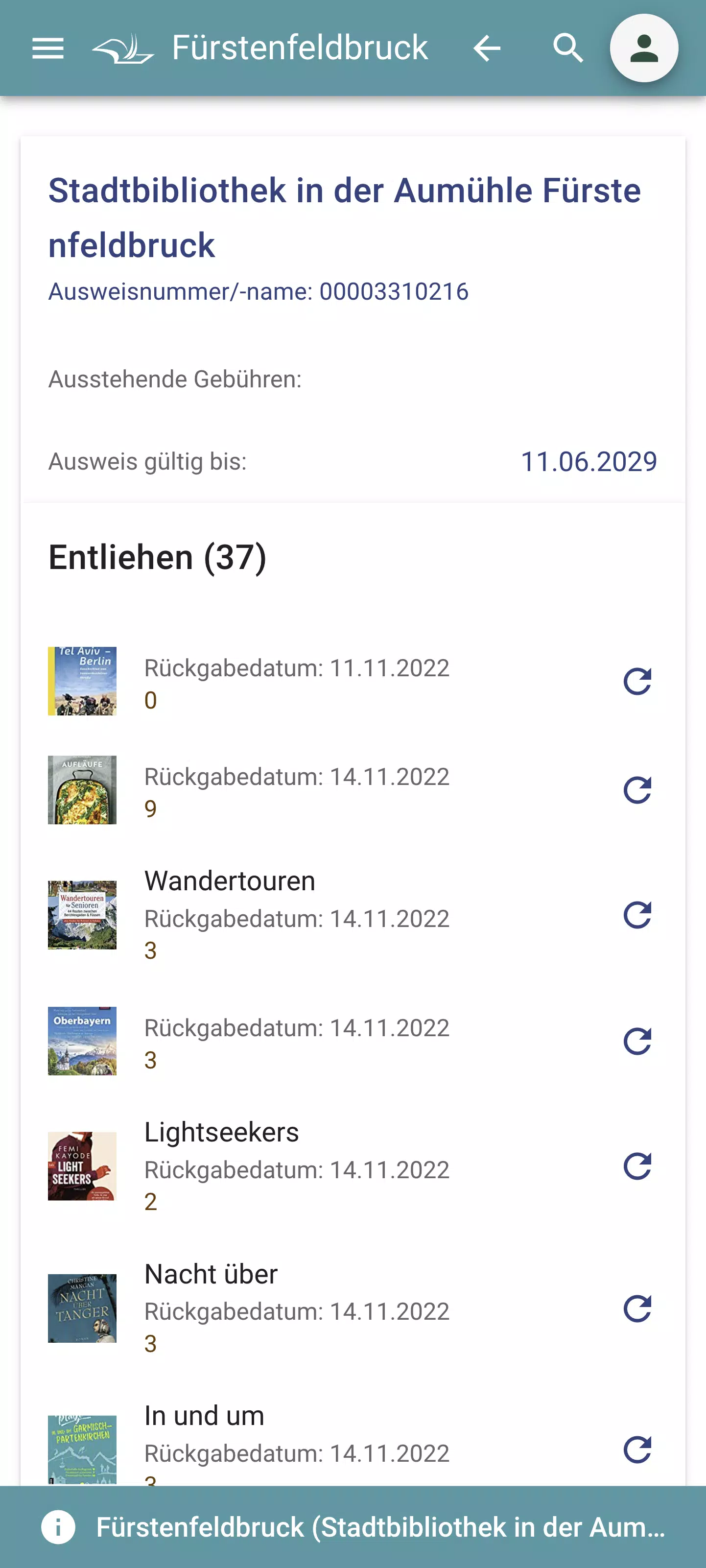 mobilOPAC YourBib Screenshot5