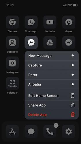 Wow Black Theme  - Icon Pack Screenshot20