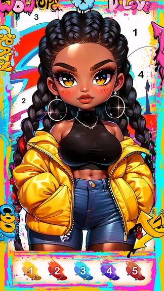 Street Art-Color by number Screenshot1